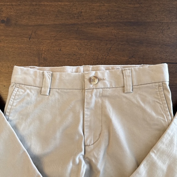 Vineyard Vines Boys Khaki Pants Adjustable Waist Classic Whale Logo size 7 - Picture 4 of 8
